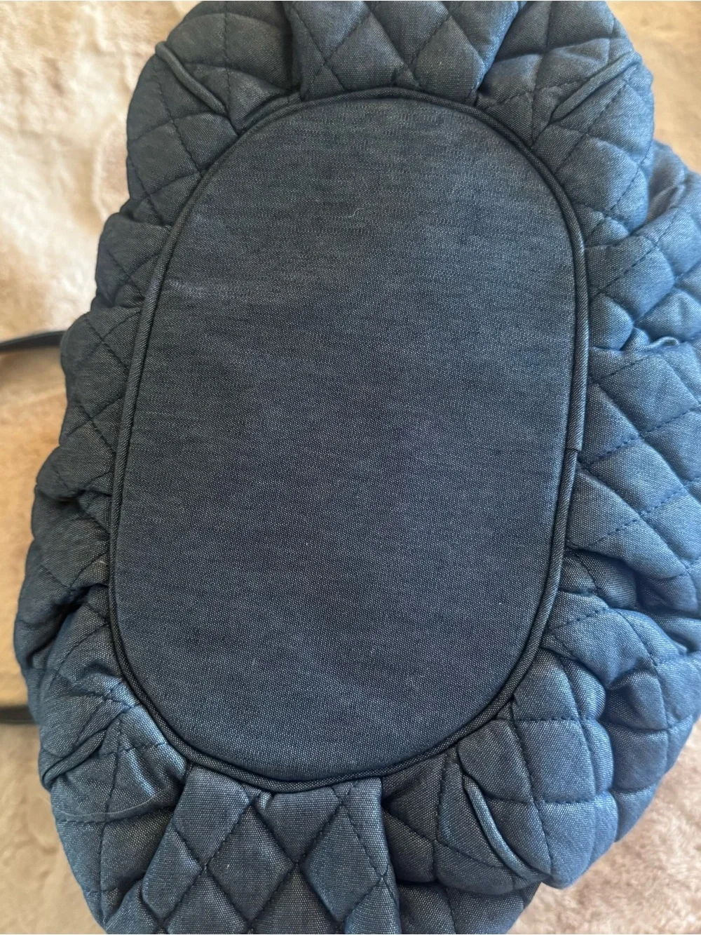Vera Bradley Glenna Quilted Navy Blue Shoulder Bag